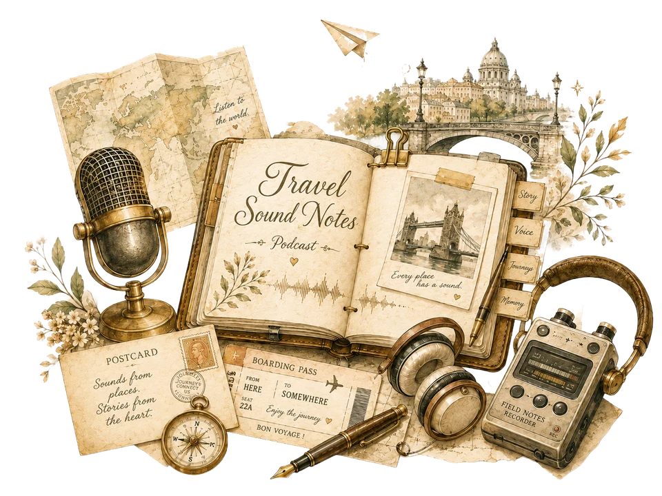 Travel Sound Notes illustration